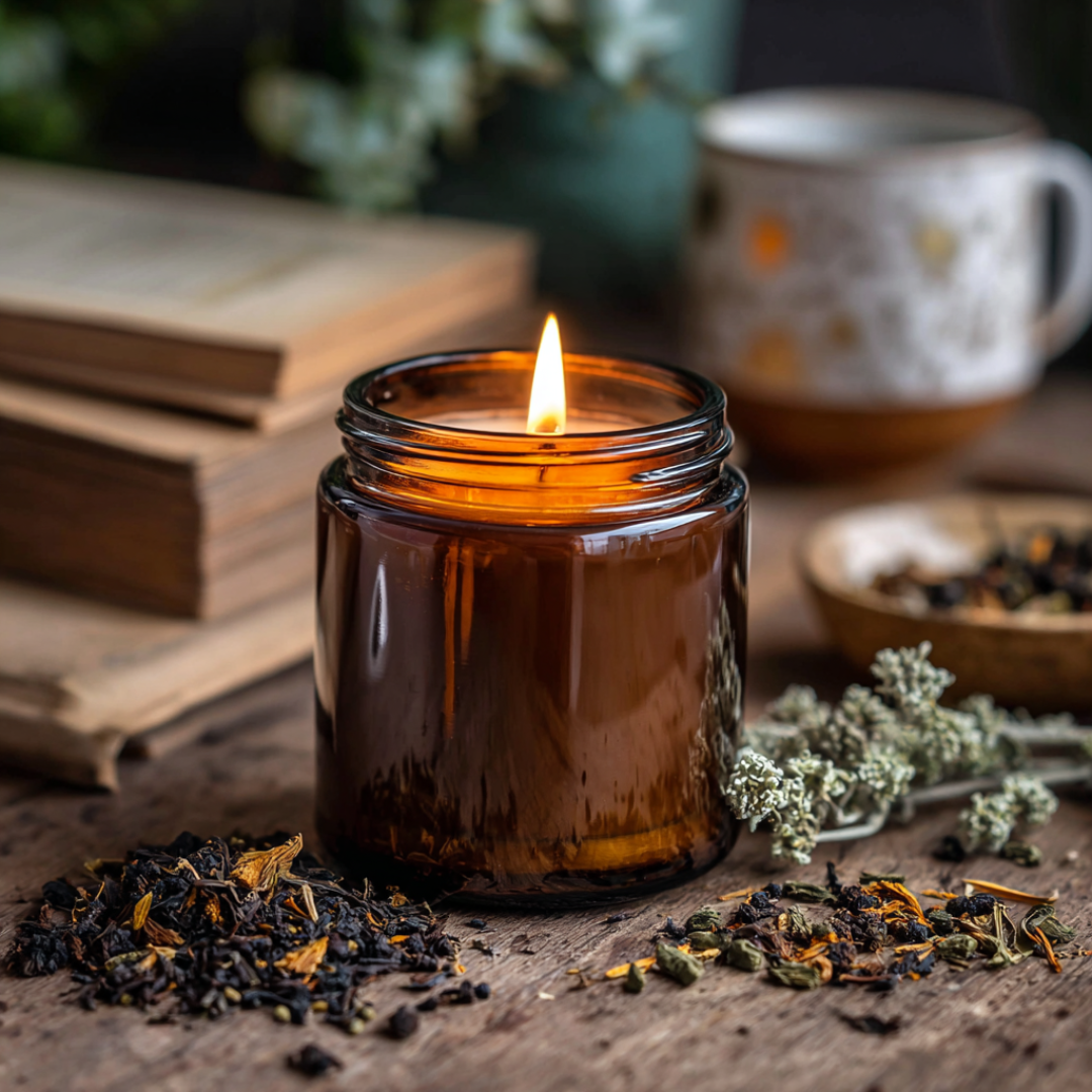 Svart te & Bergamott doftolja - Bild 3