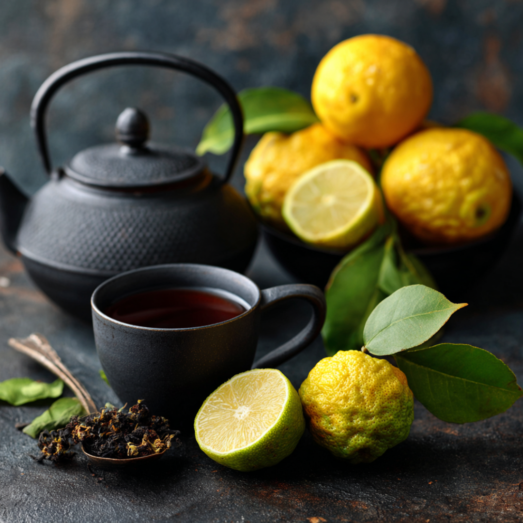 Svart te & Bergamott doftolja - Bild 4